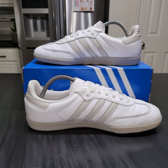 Adidas Samba Men's Sz 9.5/Women's Sz 10.5 OG Trainers in White and Grey JI3206 - Picture 15 of 16